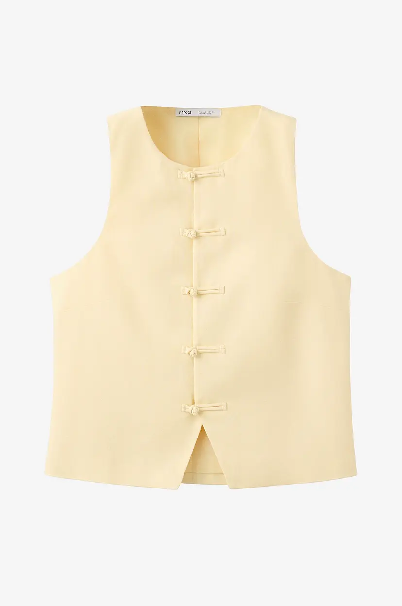 Mango Topp Vest LAGUNA - Gul