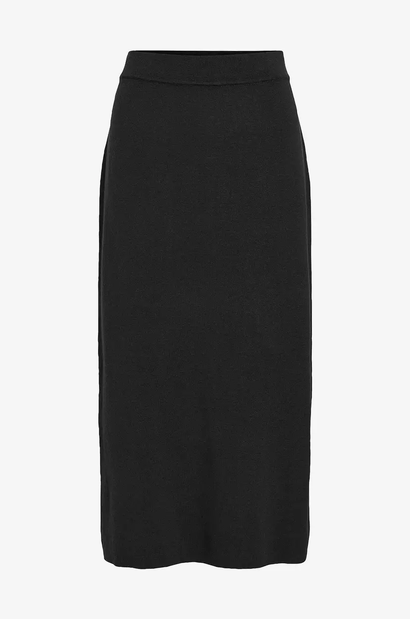 Vila Skjørt Viora Knit Skirt/tes - Svart