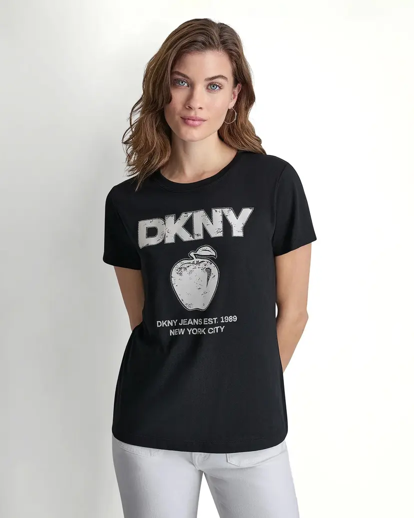DKNY Jeans DKNY Jeans DJ6T1796 Black T-shirt