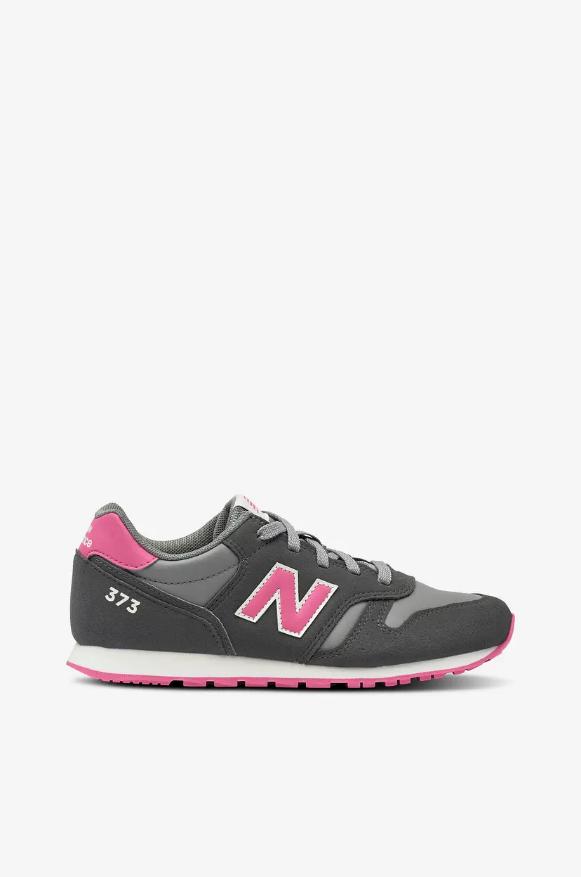 New Balance Joggesko 373 Kids Lace - Grå