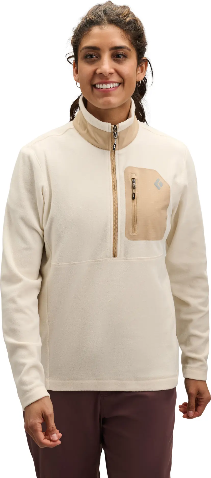 Black Diamond Black Diamond Women's Rift Hz Fleece Jacket Chalk-khaki