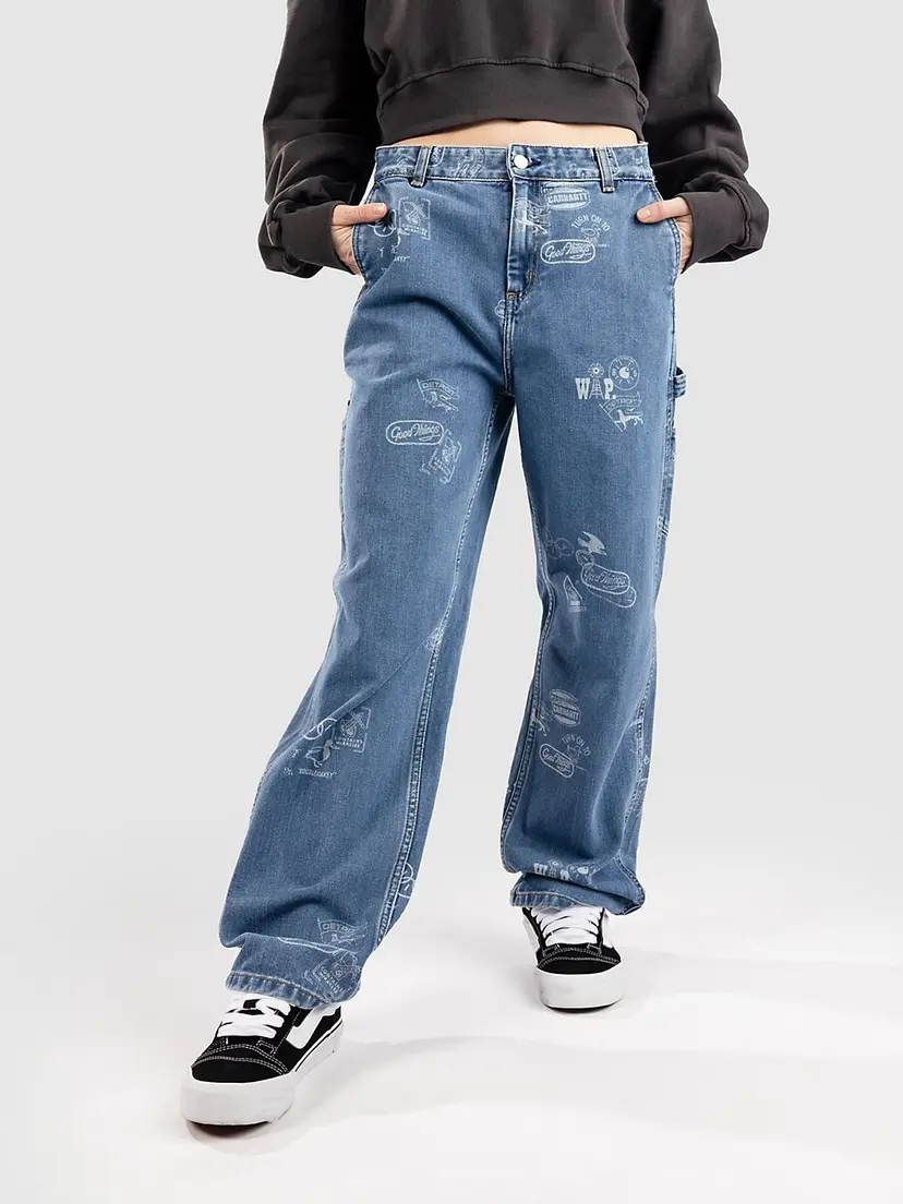 Carhartt Wip Carhartt WIP Stamp Jeans blå