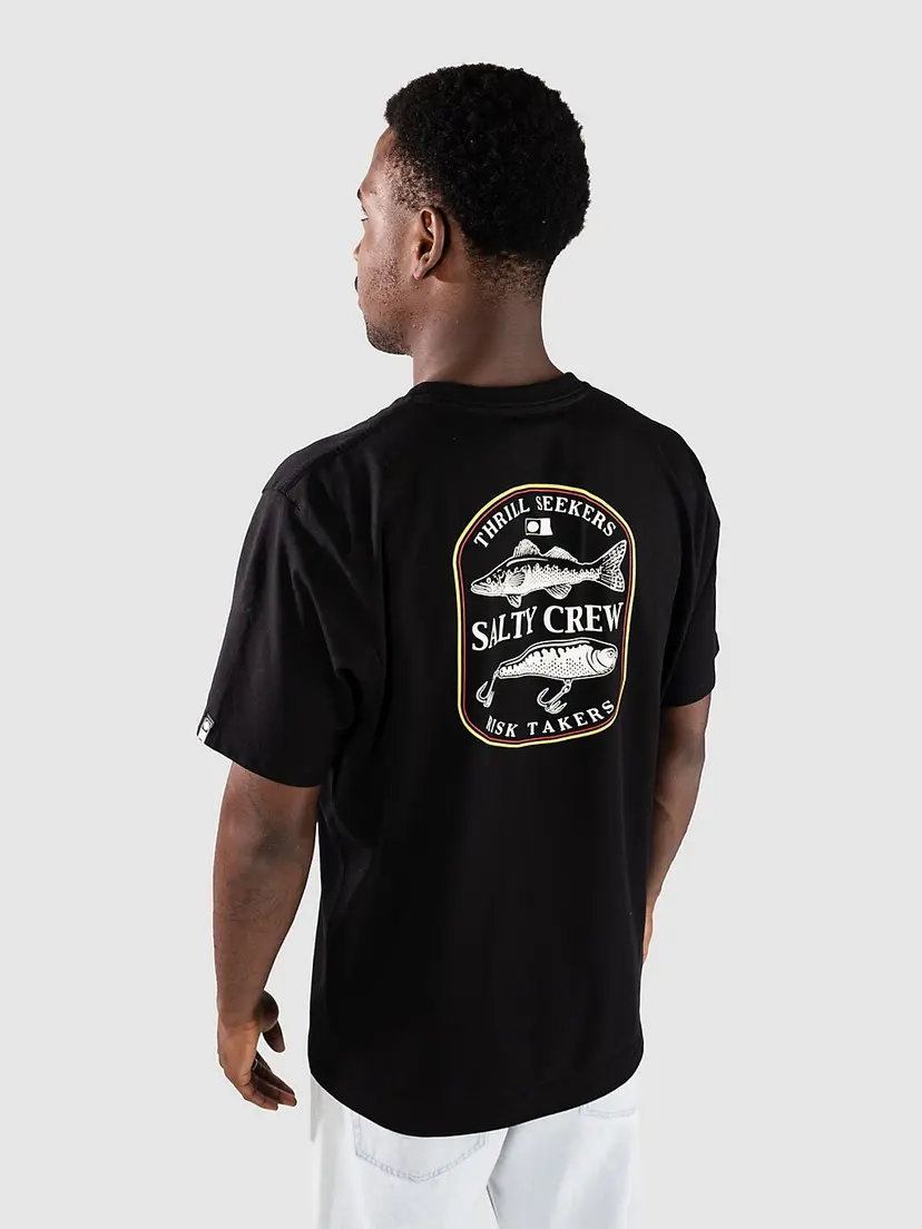 Salty Crew Salty Crew Baited Classic T-skjorte svart
