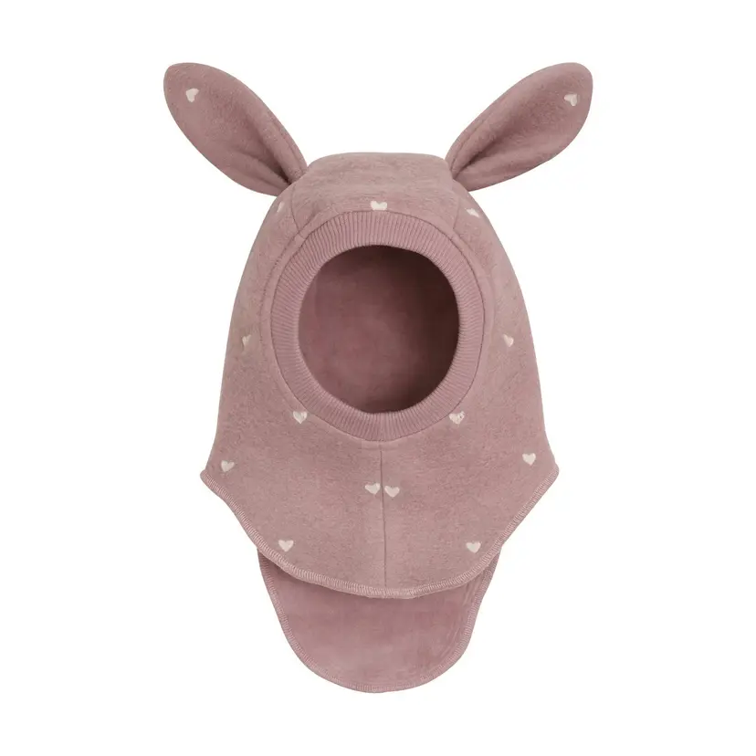 Huttelihut Huttelihut - Balaclava Ull Broderi Kaninører Deauville Mauve