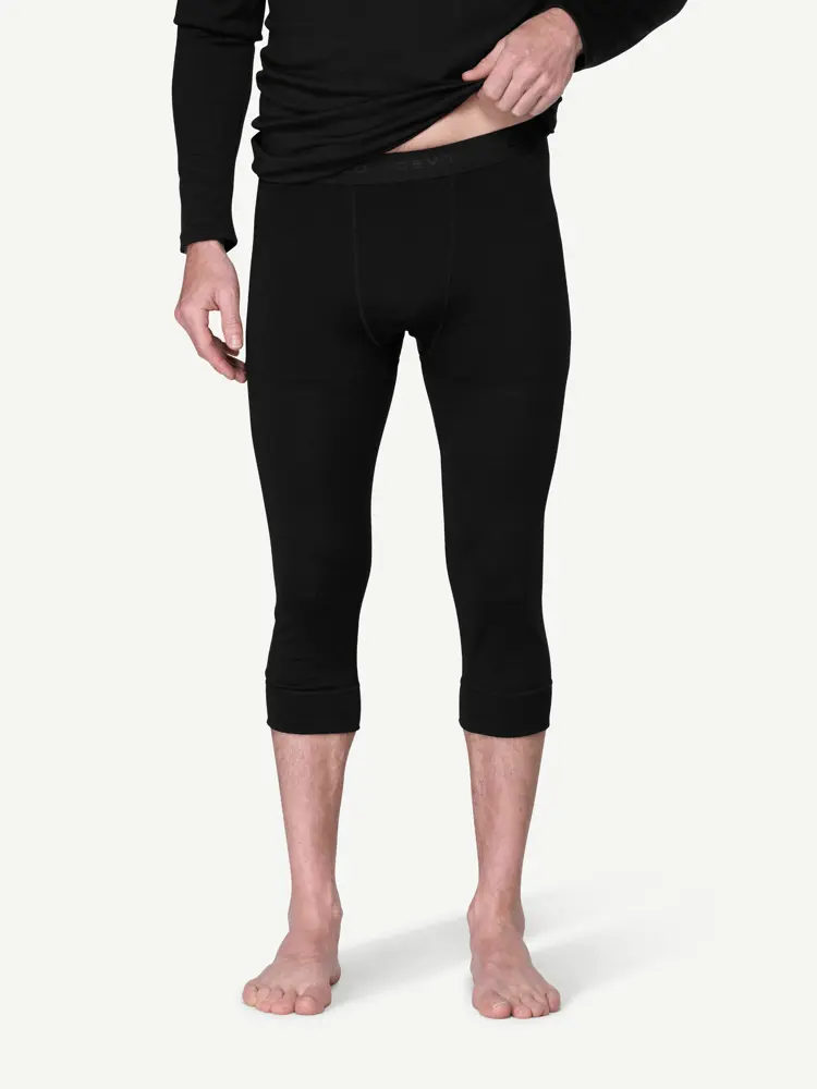 Devold Devold - Breeze Plus Merino 200 3/4 Stilongs Herre - Large - Svart