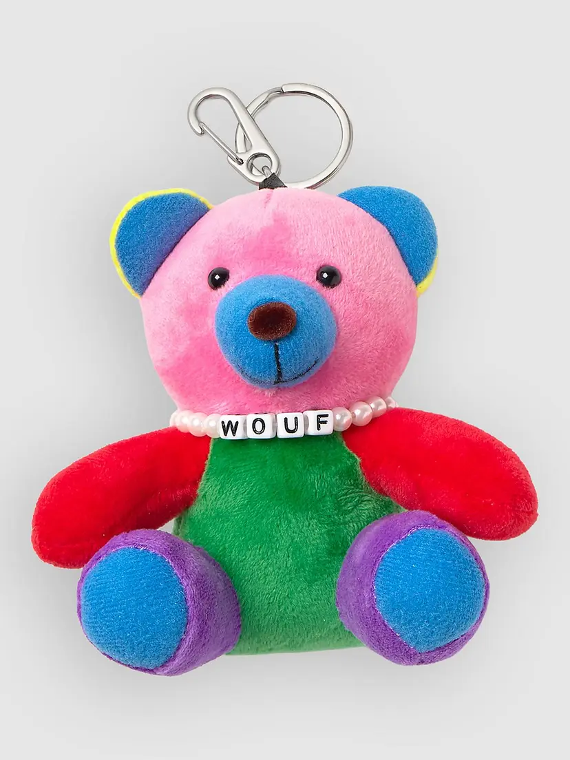 Wouf WOUF Rainbow Bear Bag Charm mønster