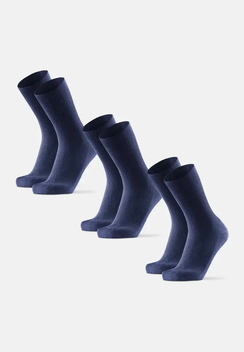 DANISH ENDURANCE DANISH ENDURANCE Bambus Strømper uden Elastik, Navy Blå, 39-42