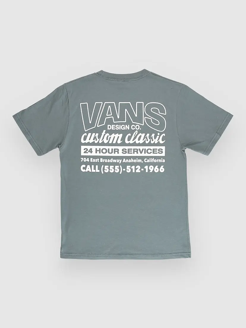 Vans Vans Shop Front Kids T-skjorte grå