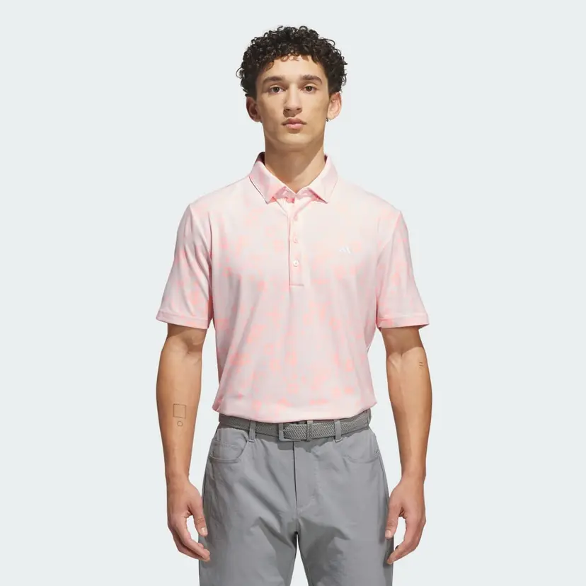 Adidas ULTIMATE365+ CLIMACOOL BUTTERSPUN MIGHTY BLOSSOM PRINT POLOSKJORTE