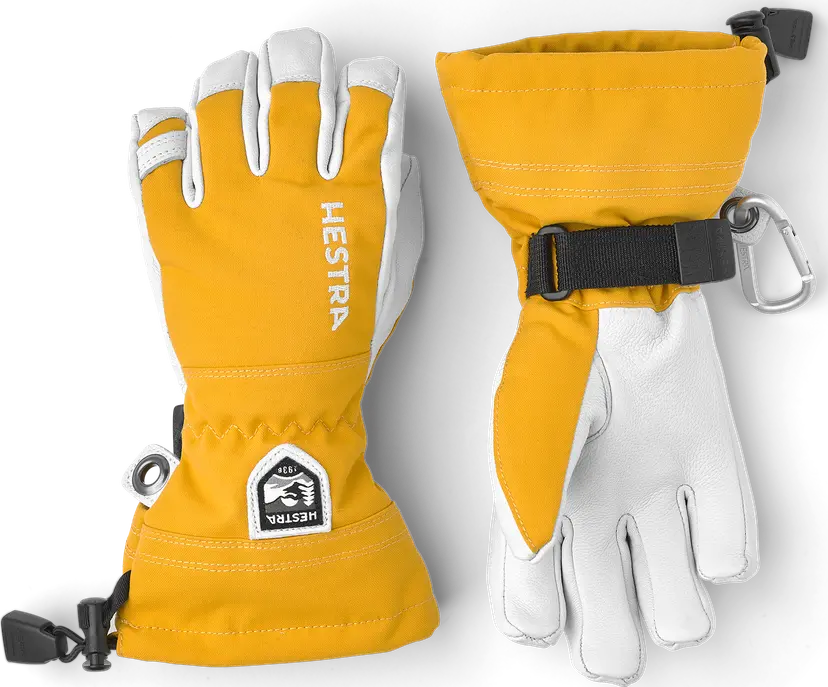 Hestra Hestra Juniors' Army Leather Heli Ski Senap