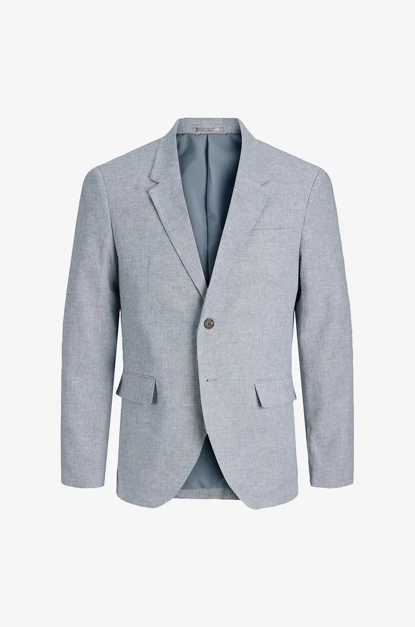 Jack & Jones Blazer jprMartin Summer Blz Linen Blend NO - Blå
