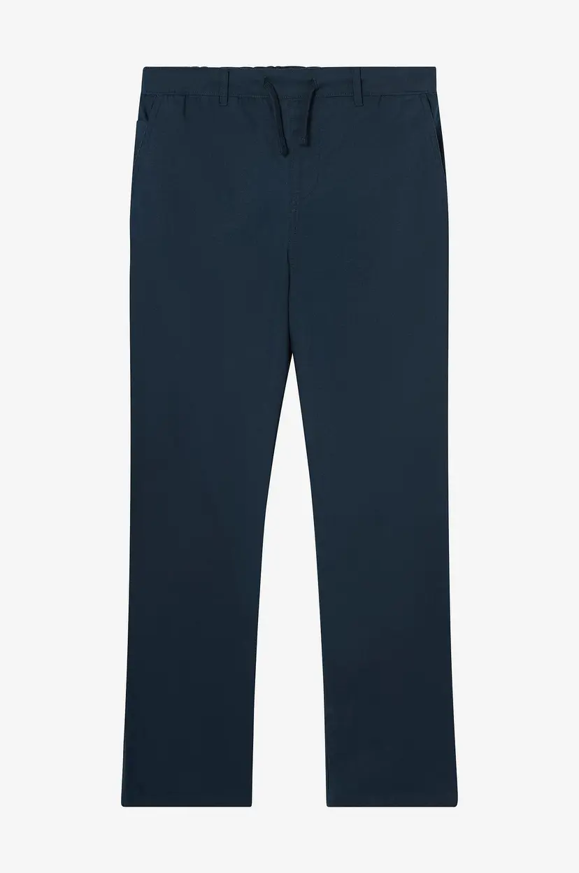 Lyle & Scott Linbukser Linen Trouser - Blå