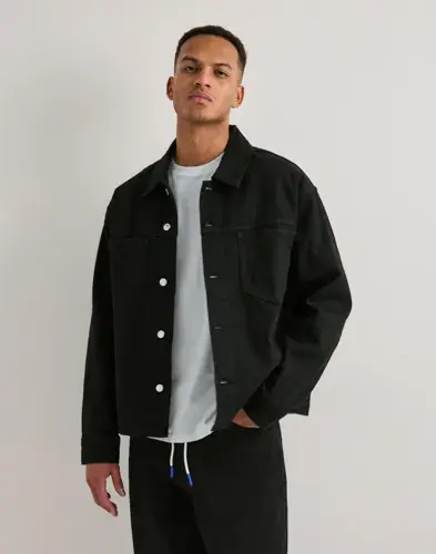 Que Sera Sera Que Sera Sera Dean Denim Jacket Jeansjakker Svart