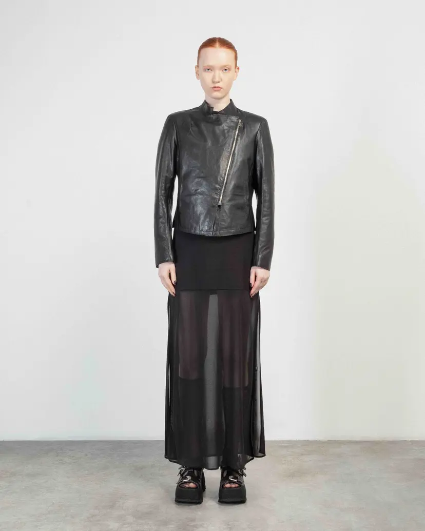 Le Ruemarcel Le Ruemarcel DF435BIS Black Leather jacket
