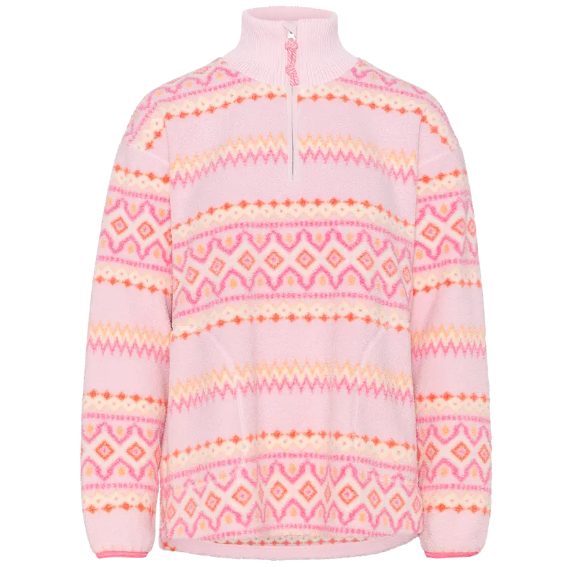 Kari Traa Kari Traa Women's Ruthie Midlayer Half Zip Pink Frost