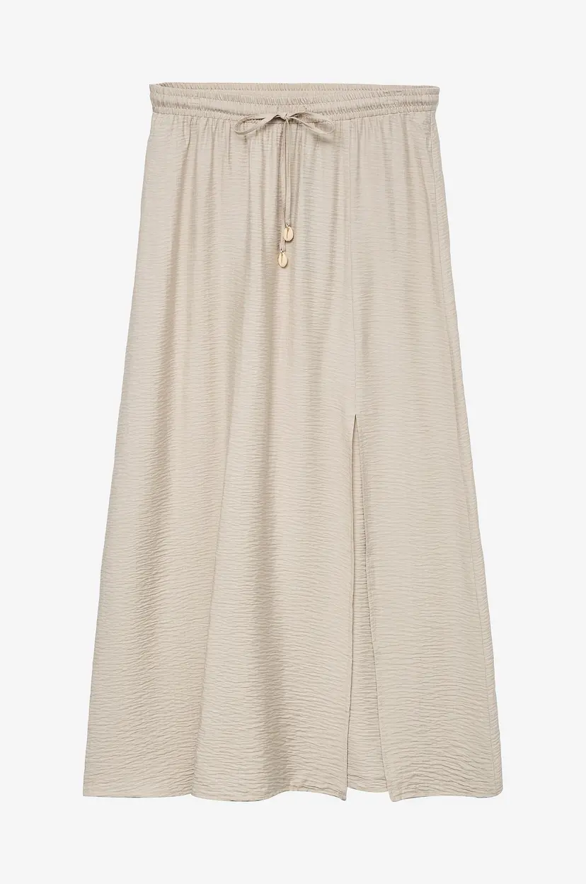 Vero Moda Maxi skjørt vmPalina Long Skirt Wvn GA - Beige