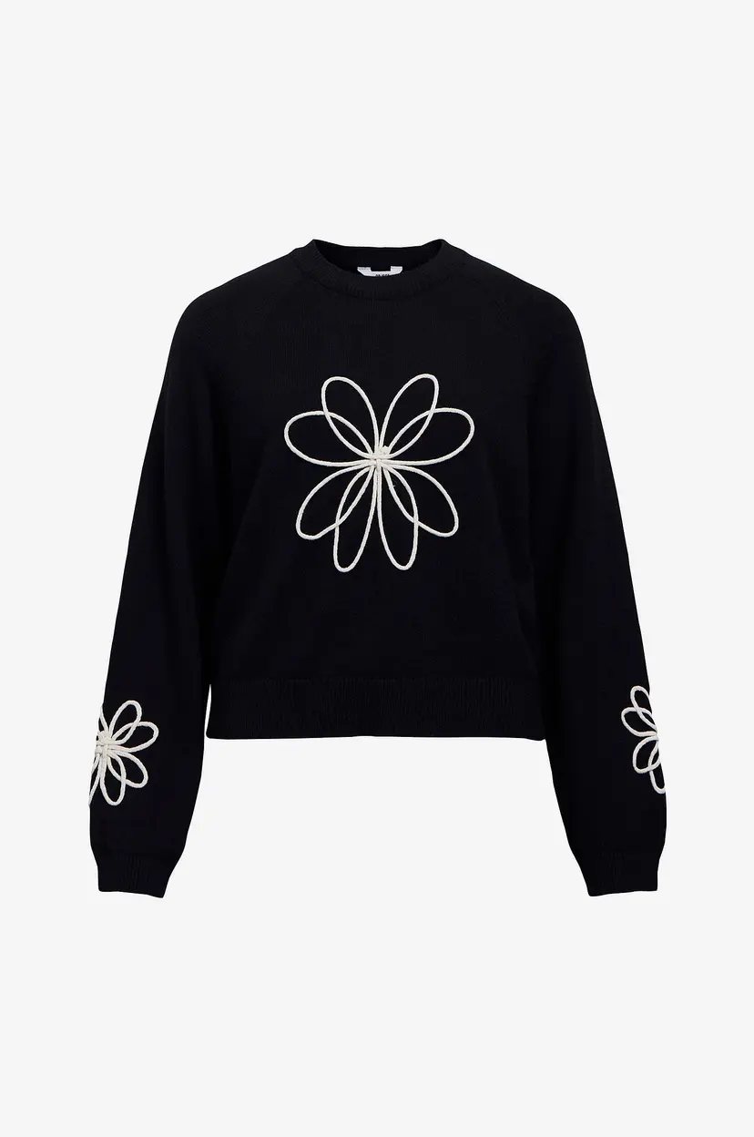 Object Collectors Item Pullover objLaney Rubin LS Pullover E Div - Svart