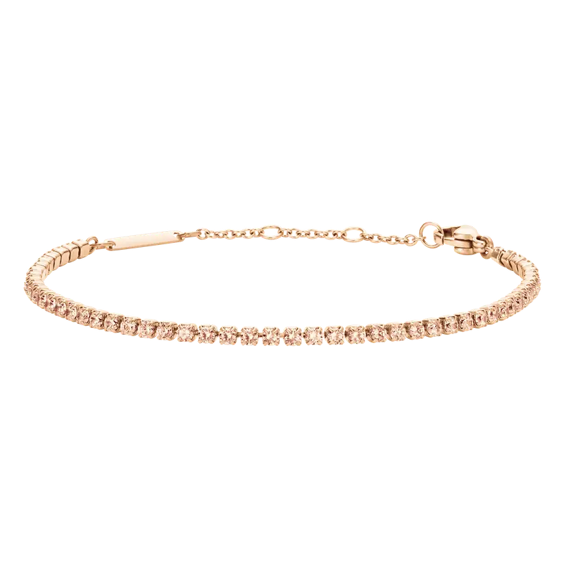 Daniel Wellington Rose Gold Bracelet Federica Scagnetti x Dw Peach Tennis | DW