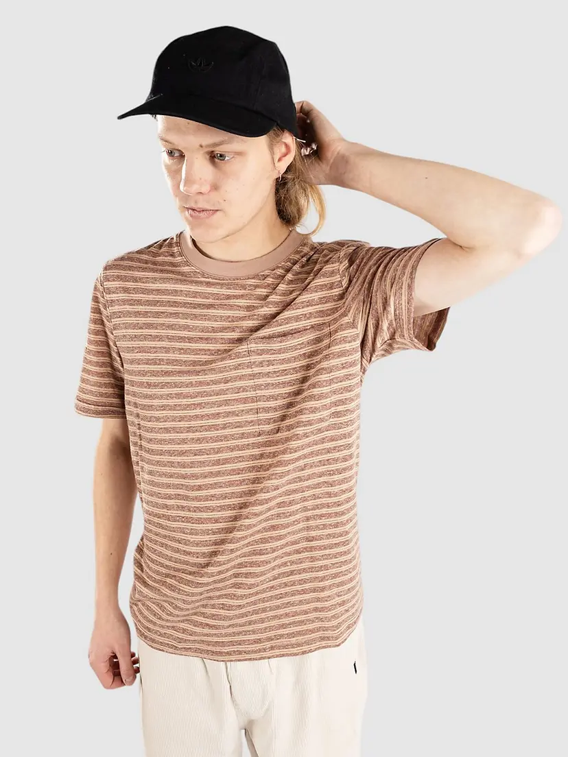 Anerkjendt Anerkjendt Akkikki Cot/Linen Stripe T-skjorte mønster