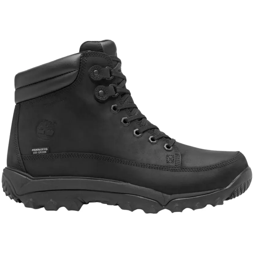 Timberland Timberland Mens Rime Ridge Mid Lace Up Waterproof Hiking Boot Black