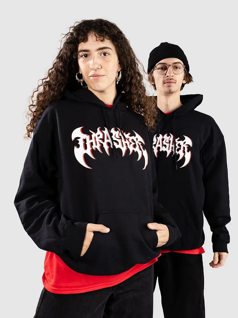 Thrasher Thrasher Heavy Metal Hettegenser svart