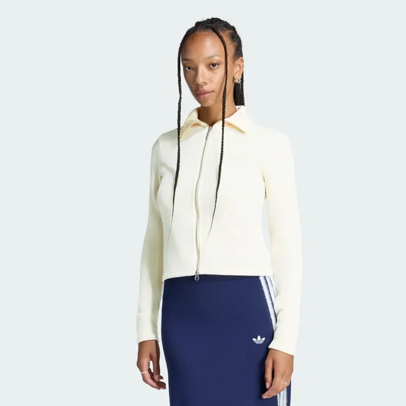 Adidas PREM ESS CHENILLE ZIP UP TRACK CARDIGAN