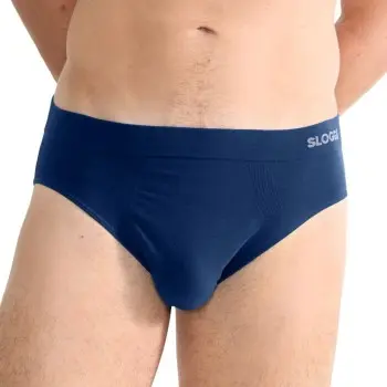 Sloggi Sloggi 2P Men GO Smooth Classic Briefs Mørkblå Large Herre