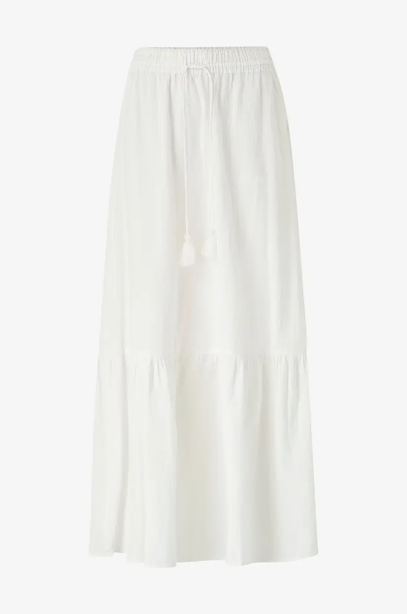 Vero Moda Maxi skjørt vmPretty HW Maxi Skirt Wvn GA - Hvit