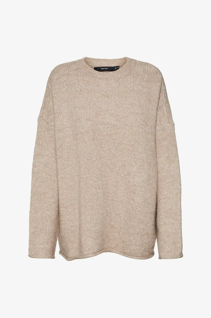 Vero Moda Genser vmNoelle LS O-neck Pullover GA - Beige