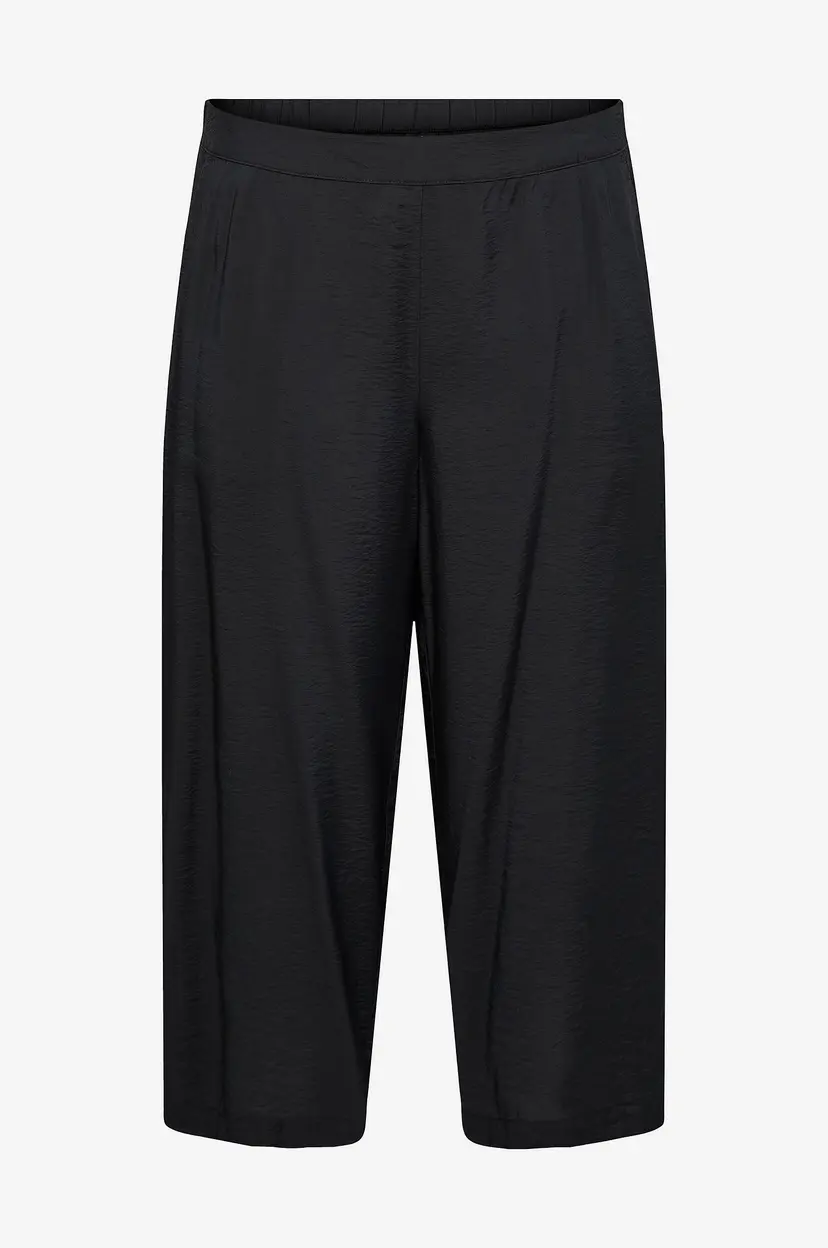 Vero Moda Curve Bukser vmcJosie HW Culotte Pant Wvn GA Curve - Svart