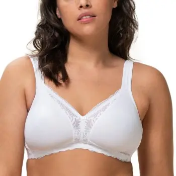 Triumph Triumph BH Modern Lace Cotton Soft Bra Hvit Dame