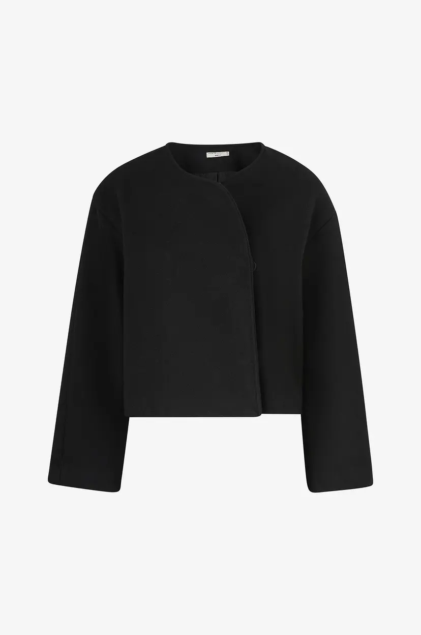 Gina Tricot Jakke Round Neck Short Jacket - Svart