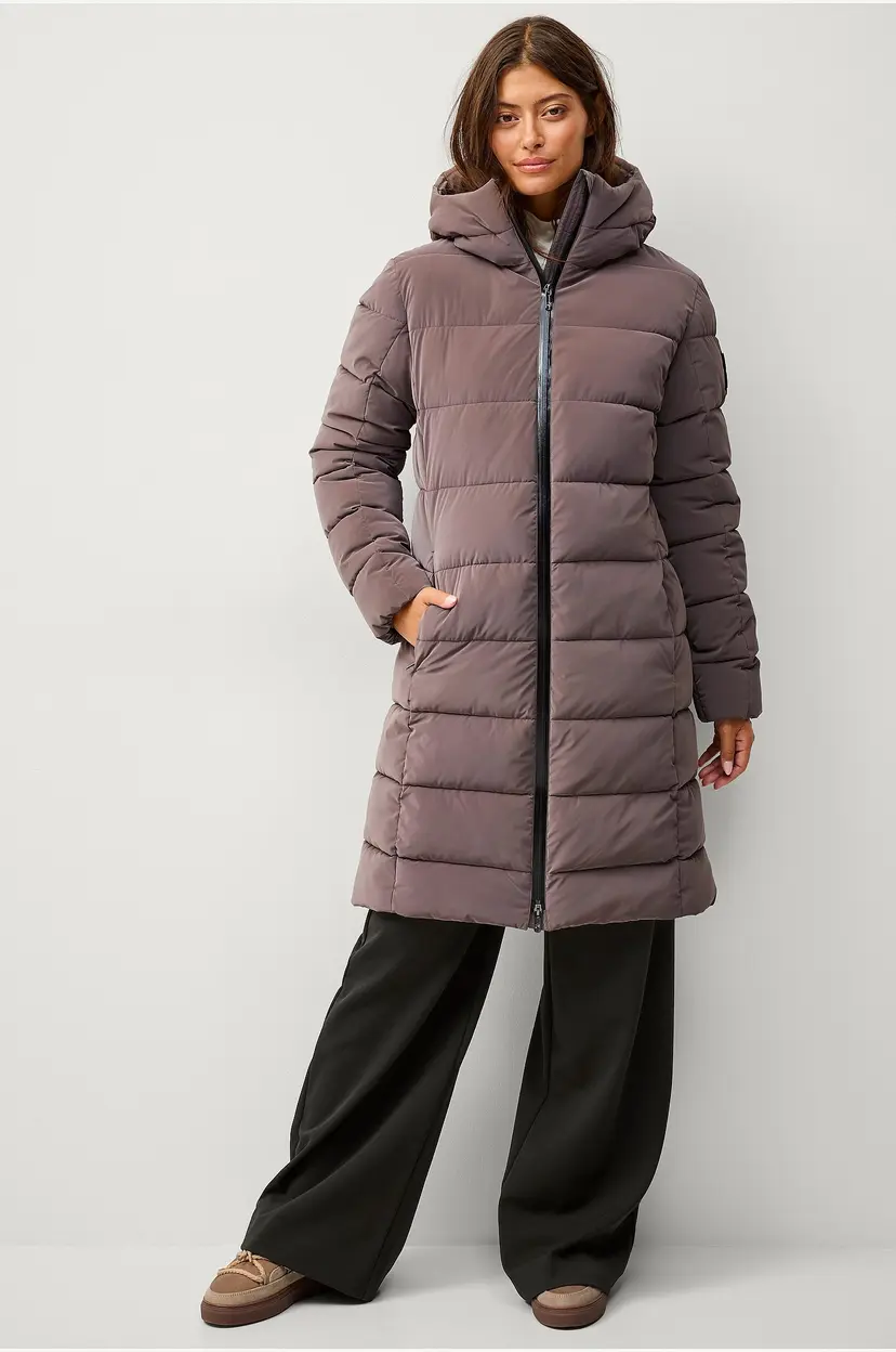 Áhkká Parka Gold Soft Touch PU Parka - Brun