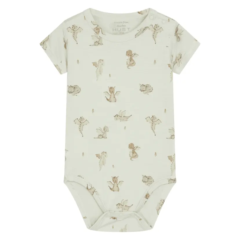 Hust and Claire Hust and Claire - Body Kortermet Bambus Buller Dragon Green Hint