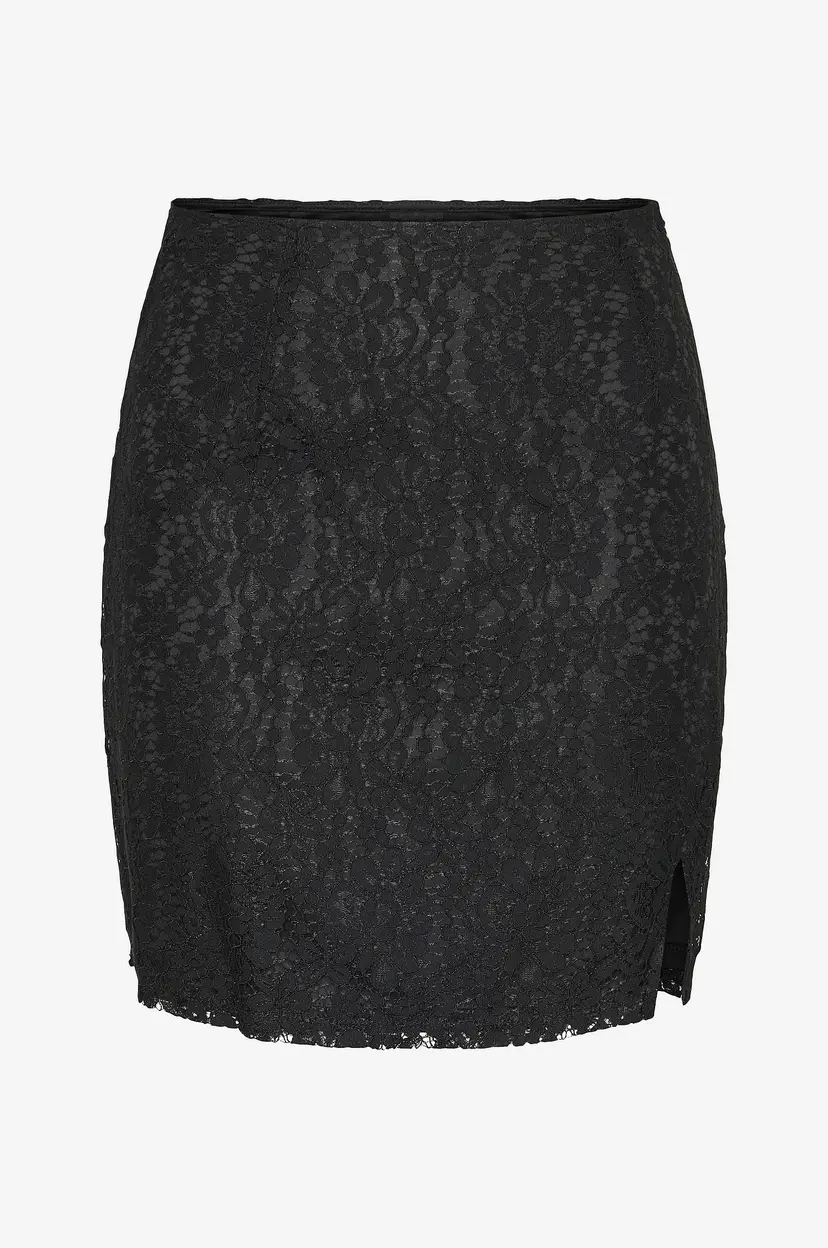 Pieces Skjørt pcNicki HW Lace Skirt - Svart