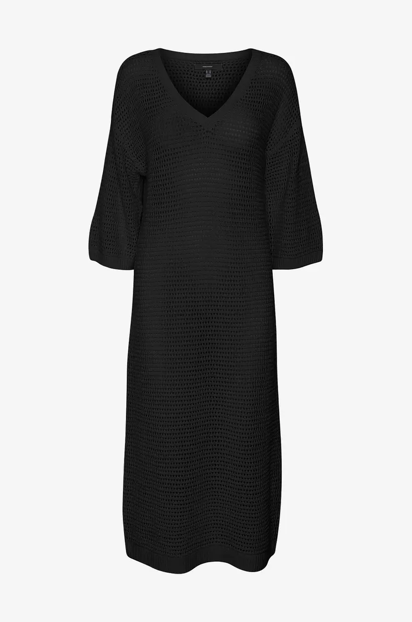Vero Moda Kjole vmMadera 3/4 Calf Dress - Svart