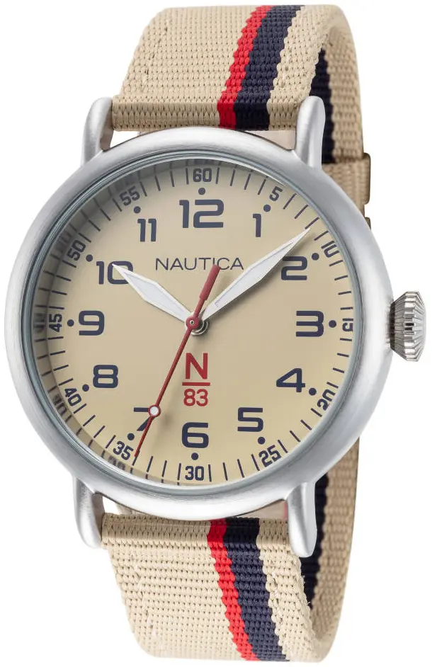 Nautica Nautica NAPWLS911 N83 Beige/Tekstil Ø40 mm