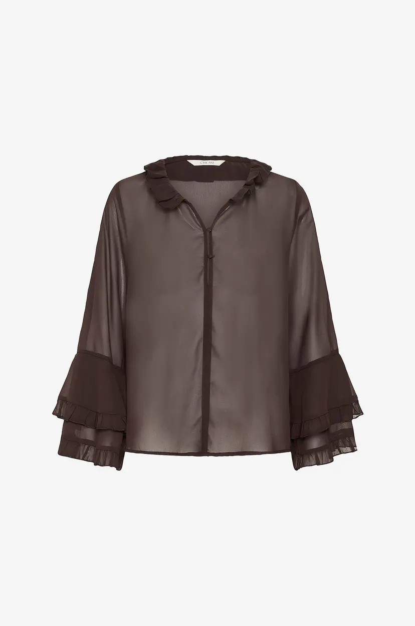 Cream Skjorte CRFlouncy blouse - Brun