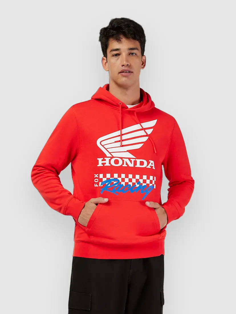 FOX Fox Honda Fleece-hettegenser rød