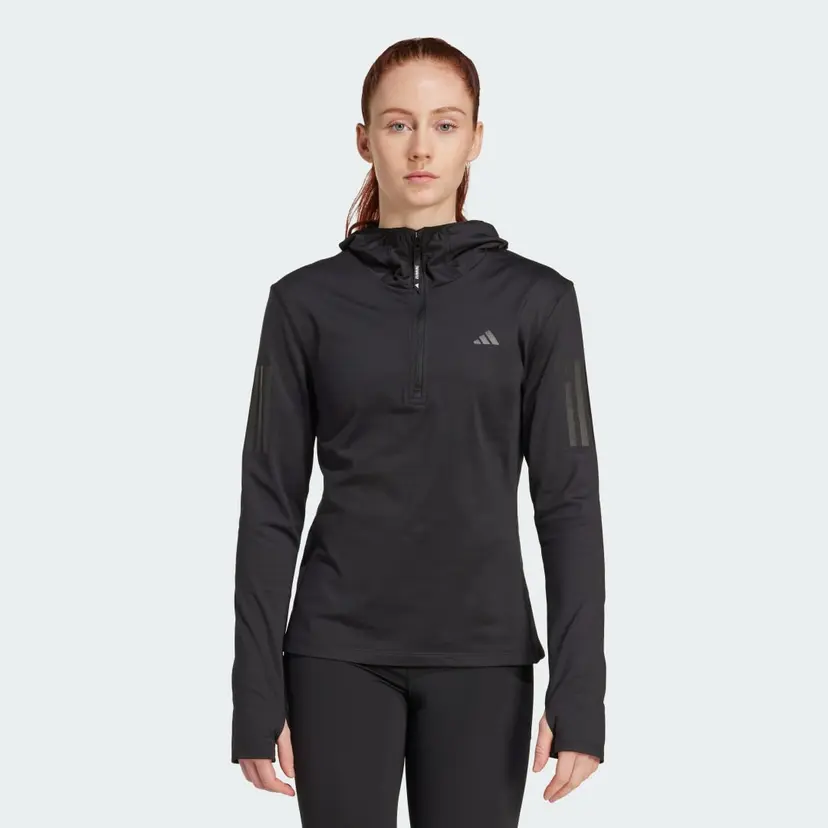 Adidas Own The Run Winterized Hooded Half-Zip