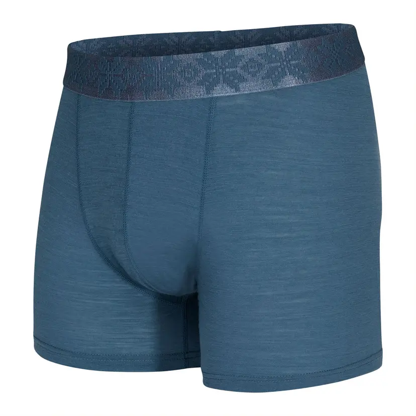 Gridarmor Gridarmor Men's Finse Merino Boxers Indian Teal