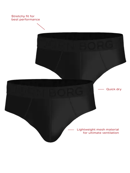 Björn Borg Sports Mesh Briefs 2-pack