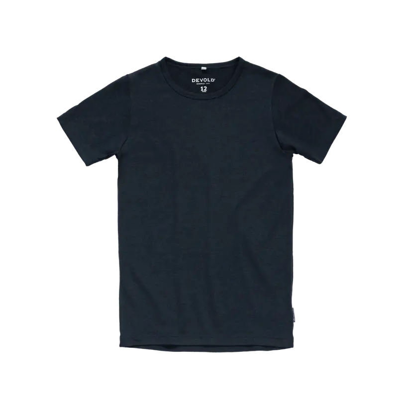 Devold Devold - Classic T-skjorte Junior - Size 10 - Blå