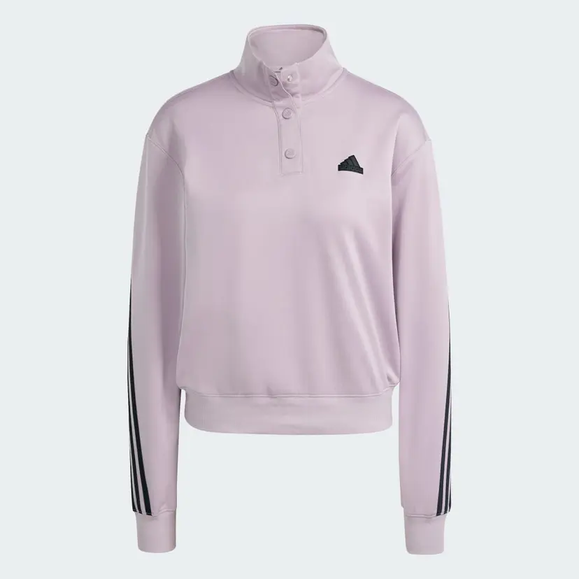 Adidas Iconic Wrapping 3-Stripes Snap Track Top
