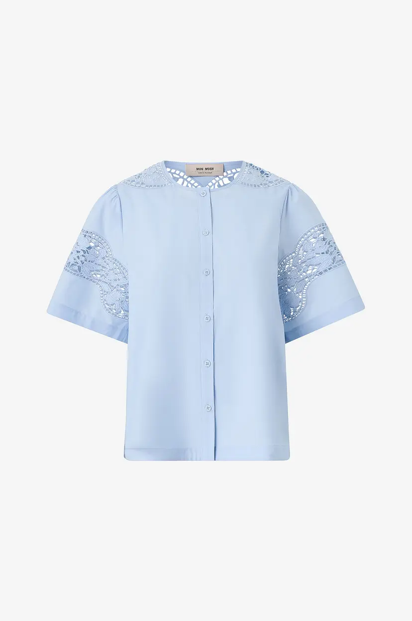 Mos Mosh Bluse mmRooma Cotoni - Blå