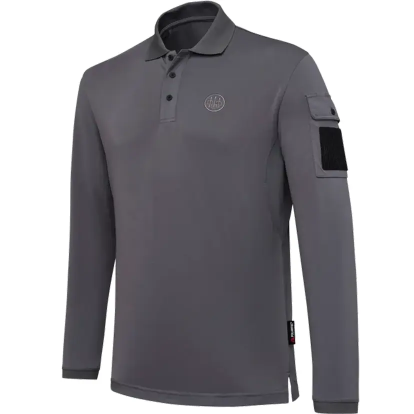 Beretta Beretta Miller Polo Long Sleeves Smoked Pearl