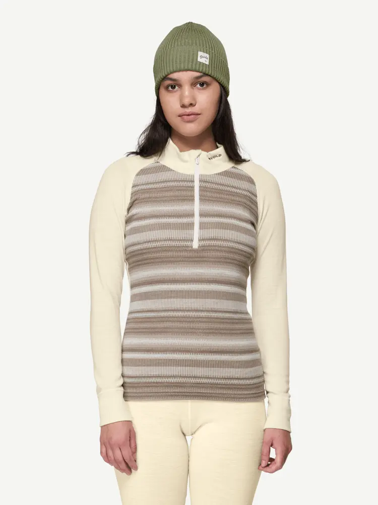 Devold Devold - Signature Merino 230 Zip Dame - Large - Hvit