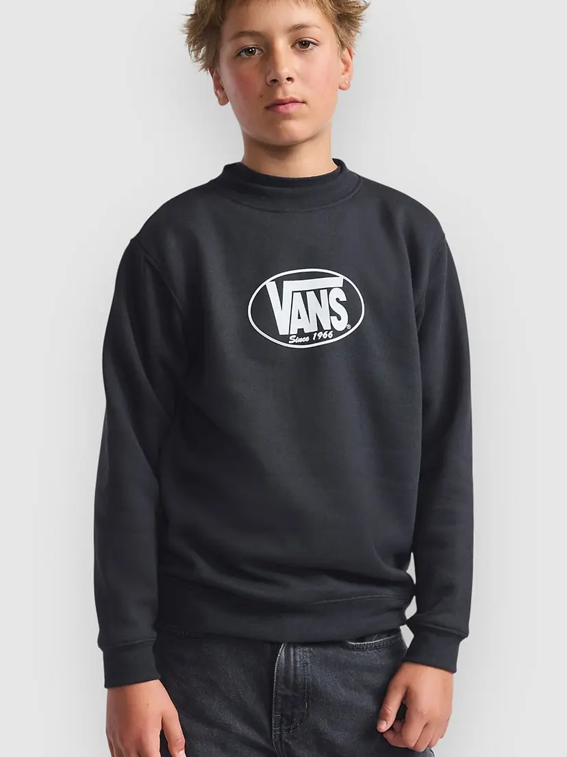 Vans Vans Classic Oval Crew Kids Genser svart