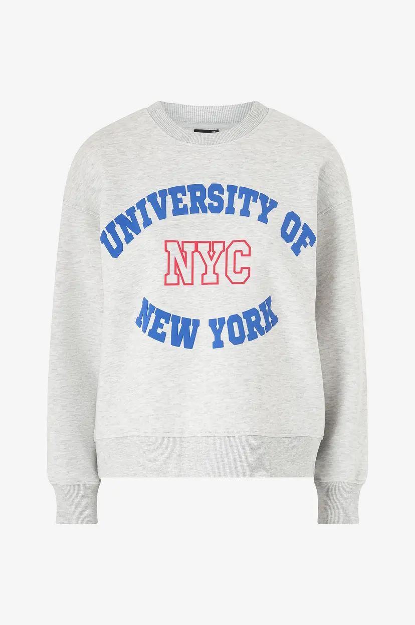 Gina Tricot Collegegenser Sweater - Grå