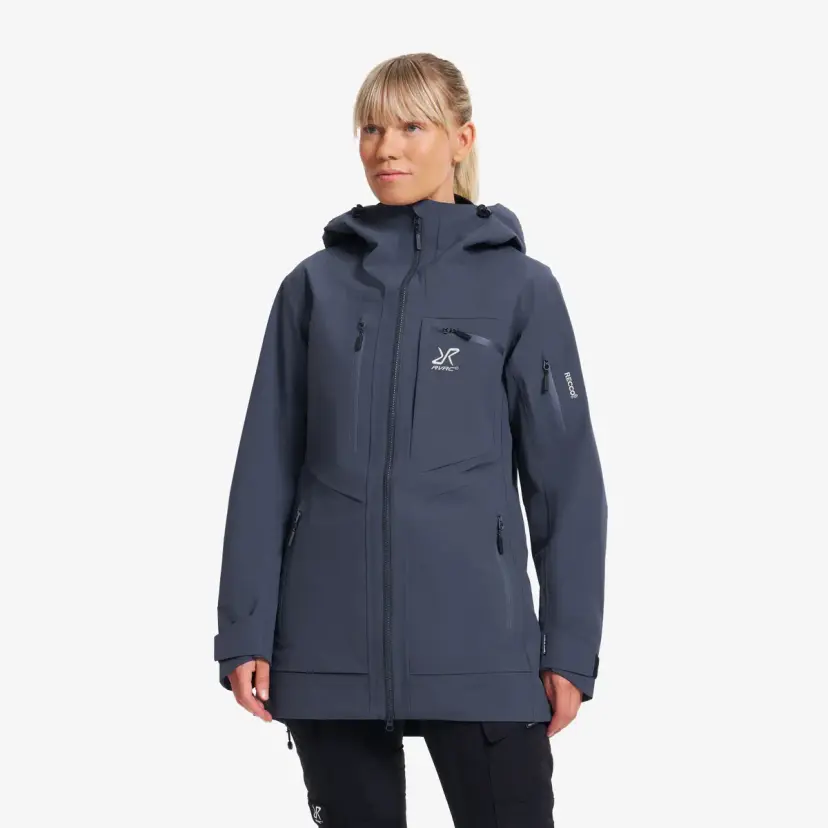 RevolutionRace Cyclone Long 3L Jacket Dame India Ink